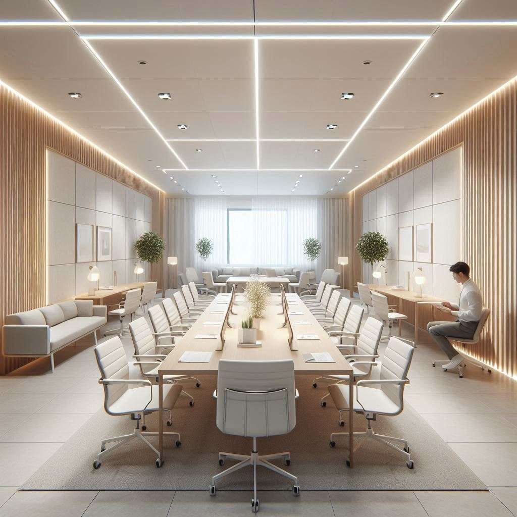照明方案换季调整期间运营团队如何判断写字楼办公企业文化墙设计已经恢复稳定